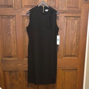NWT Clavin Klein Elegant Black Sleeveless Dress